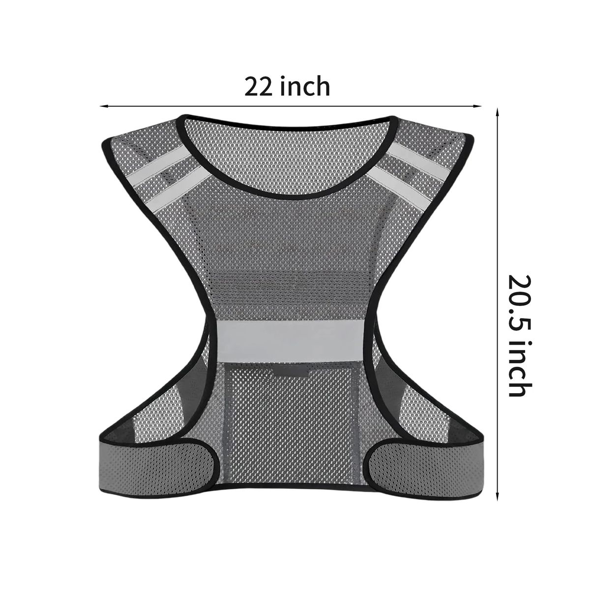 22 Inch Polyester Reflective Vest for Night Activities 4