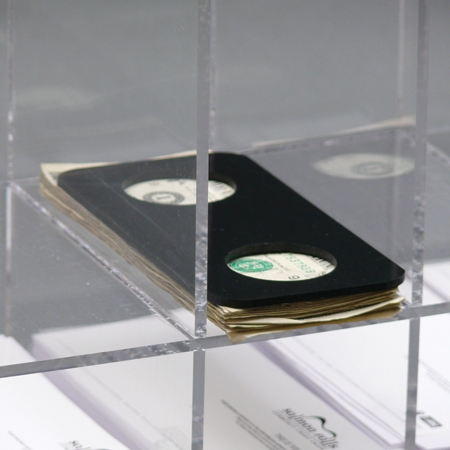 Black Acrylic Currency Divider set of 3