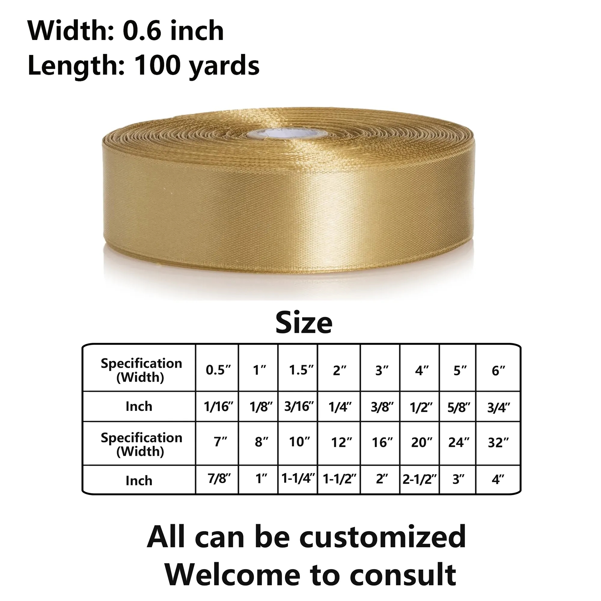 5/8 Inch Polyester Gift Box Ribbon 7