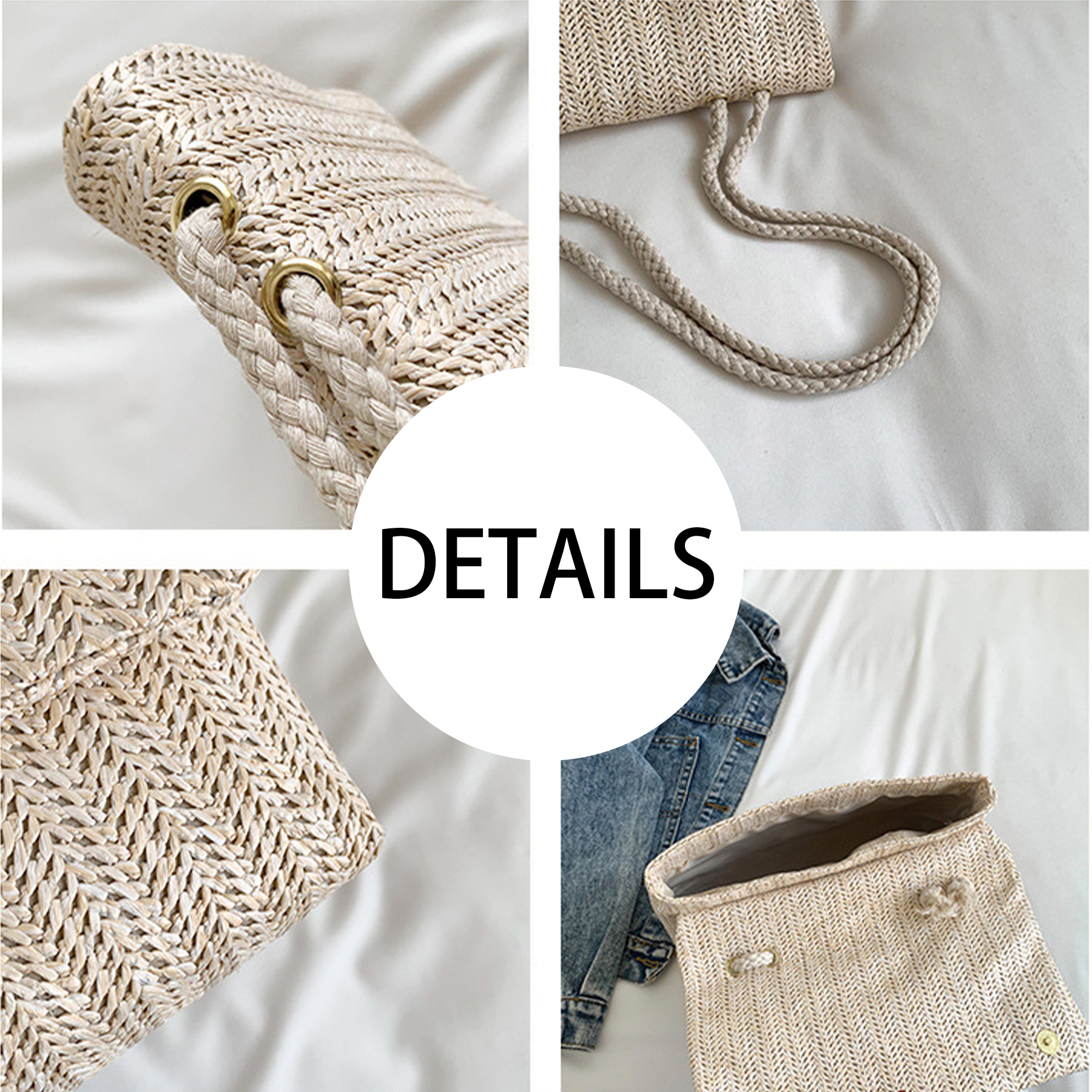 Jute Vacation hand-knitted bag 6