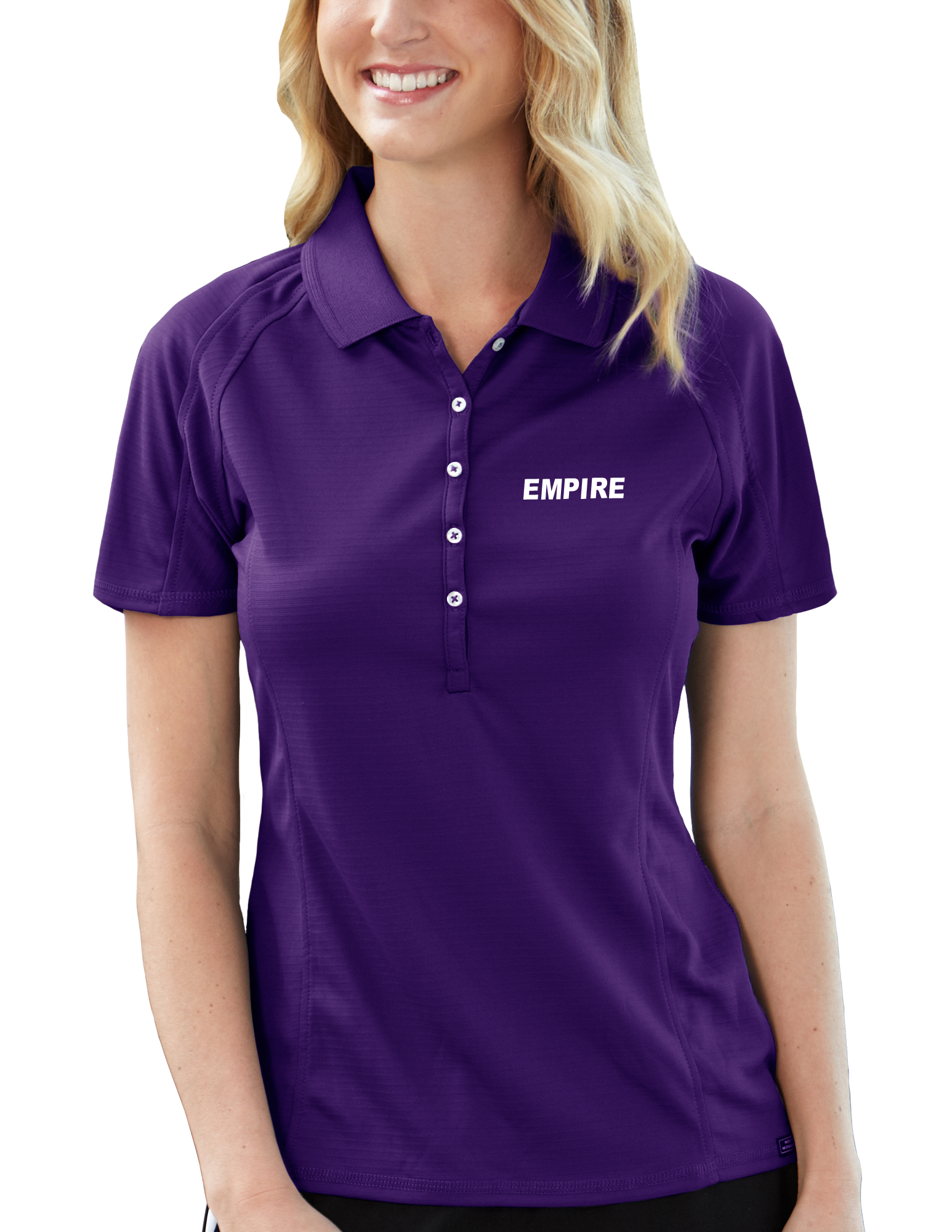 Ladies' Empire Ottoman Solid Polo Shirt 7