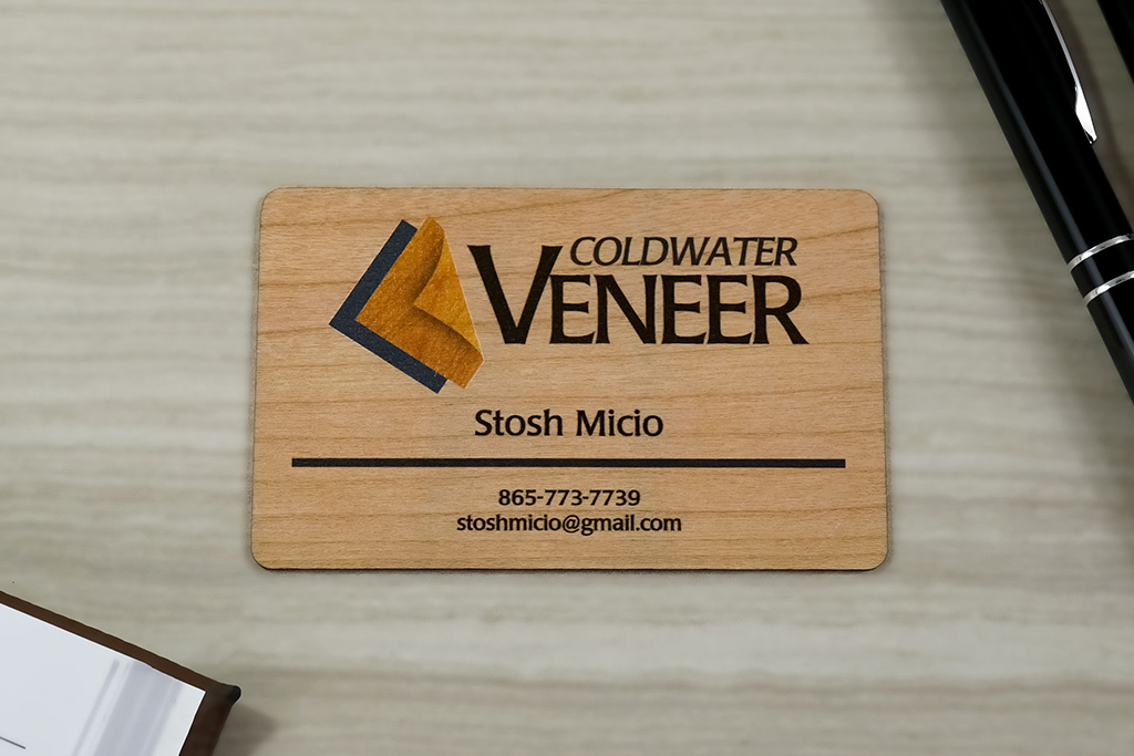 24 Hour Wood Business Cards 53