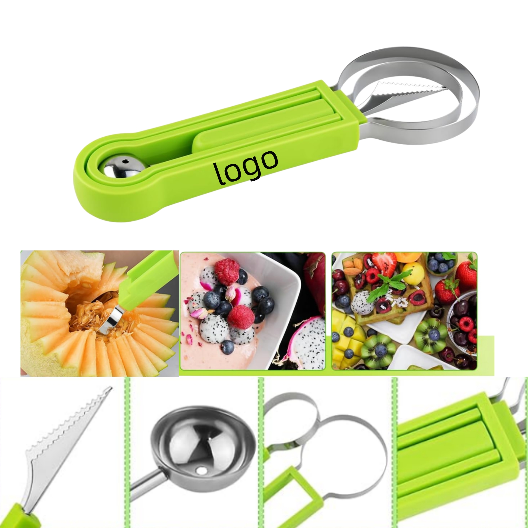 4 In 1 Fruit Carving Tools Knife Kit 3