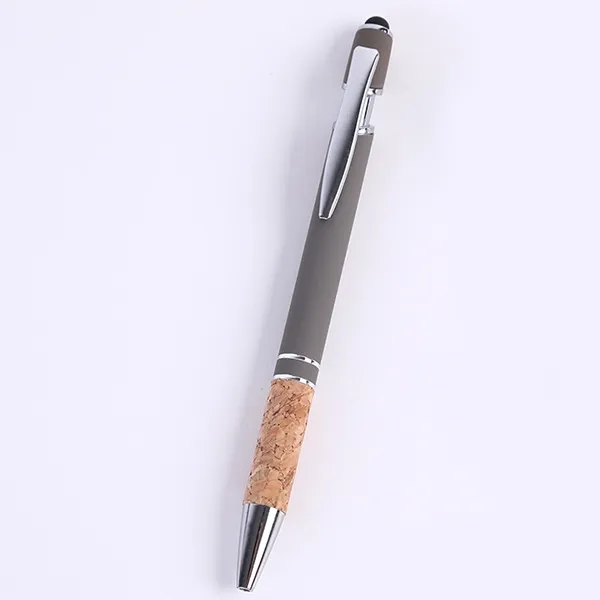 Metal Soft Touch Stylus Pen With Cork Grip 12