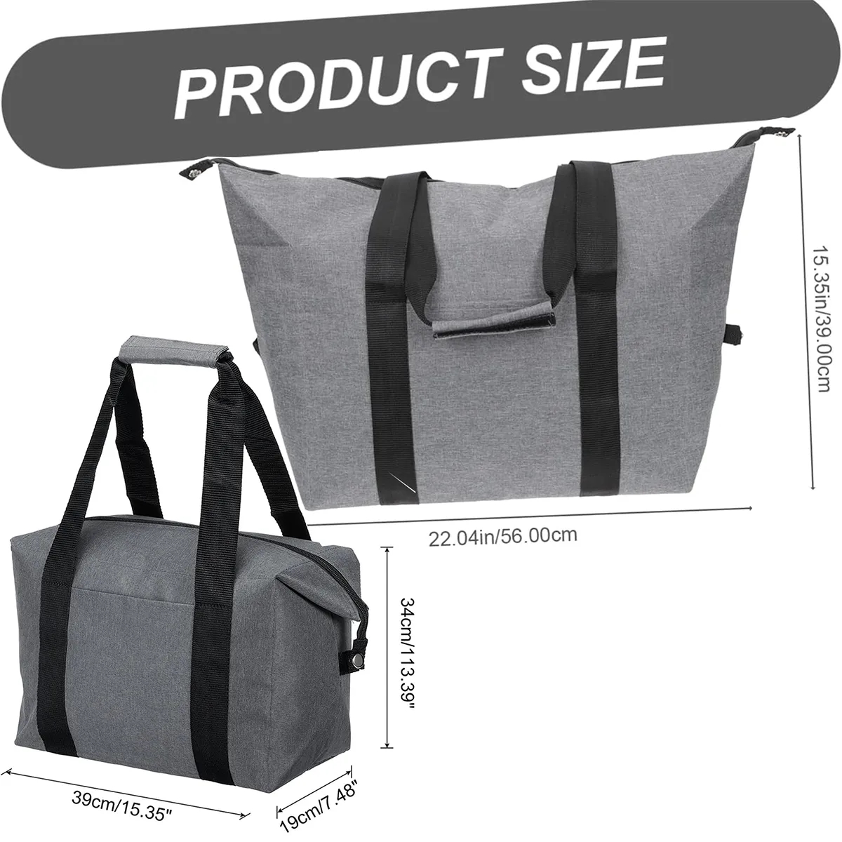 26 L Large Folding Waterproof Insulated Camping Lunch Bag 4