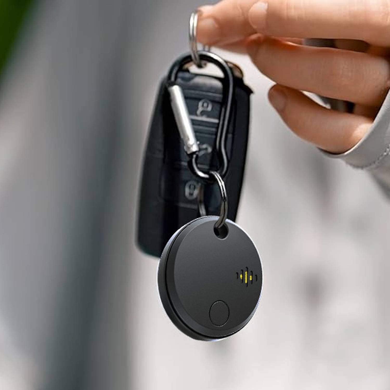 Car Key Wallet Circular Bluetooth Positioning Tracker 2