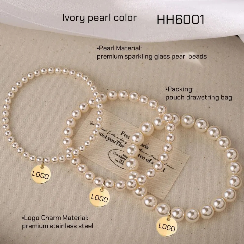 Wholesale Pearl Bead Bracelet Jewelry Gift for Her 4