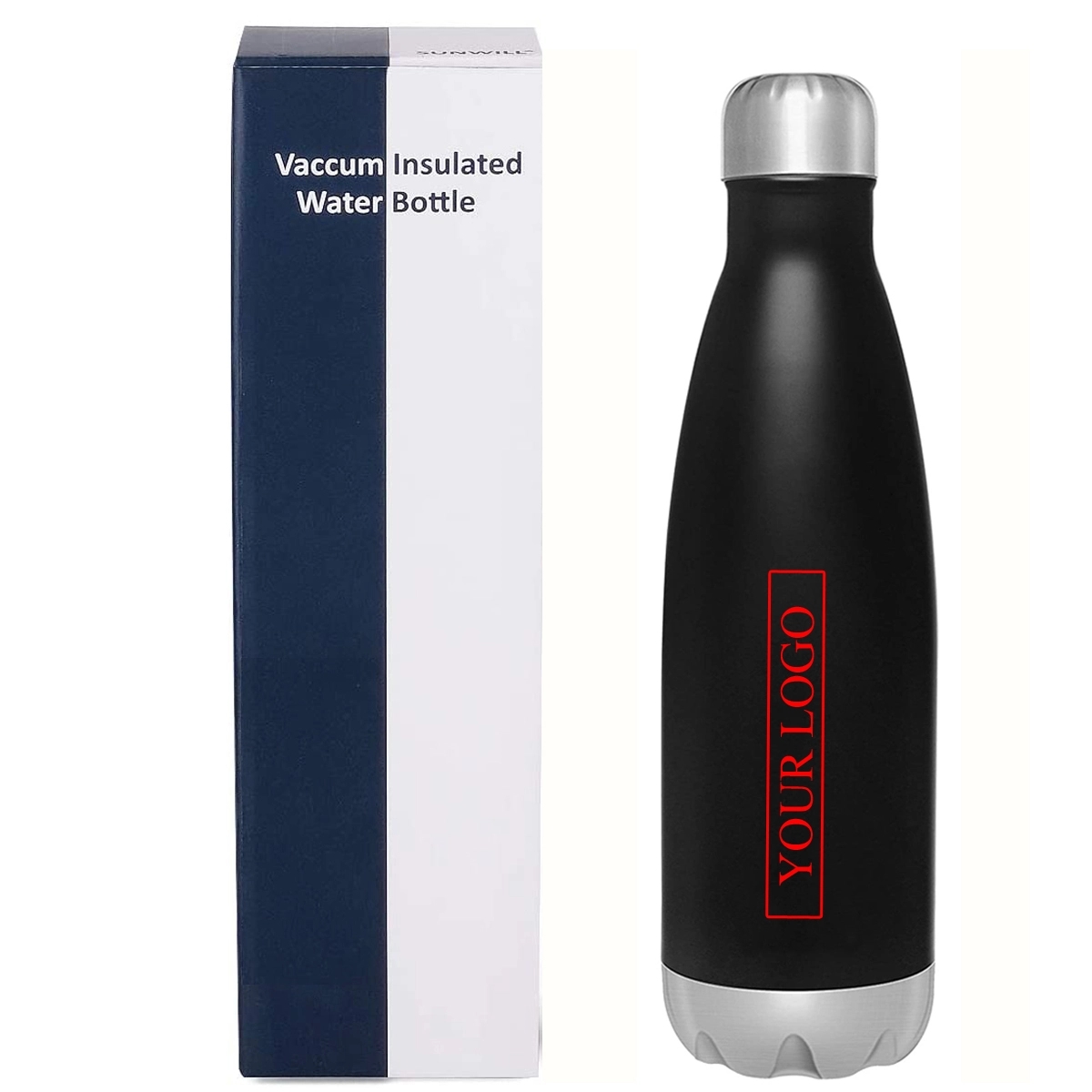 17oz Insulated Cola Shape Water Bottle, custom water bottle with logo imprint 3