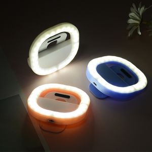 Bright Rechargeable Portable Clip-on Selfie Ring Fill Light 13