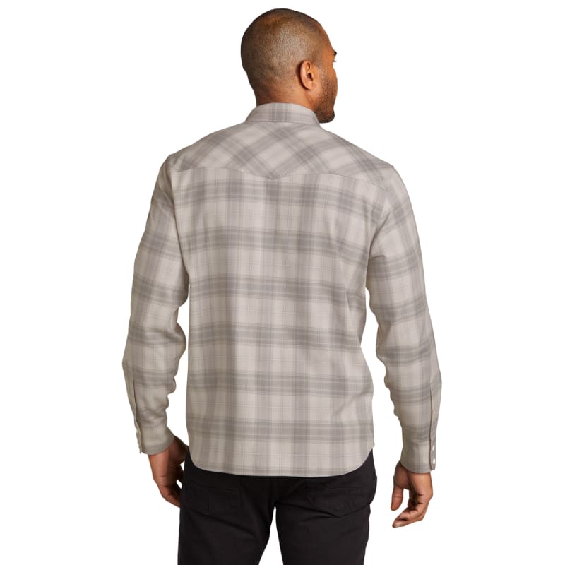 Port Authority Long Sleeve Ombre Plaid Shirt 7