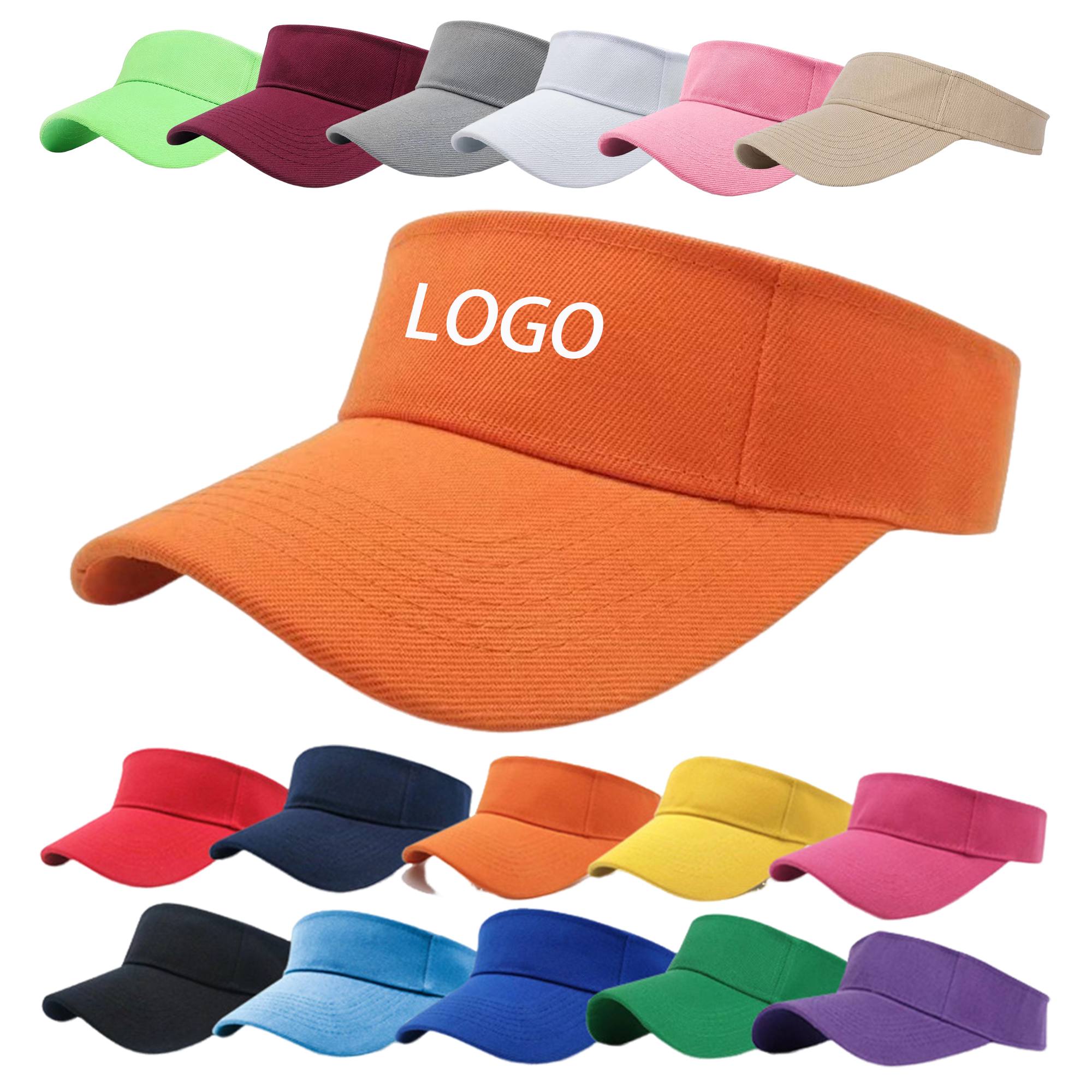 Pure Cotton Adjustable Empty Top Baseball Cap 2