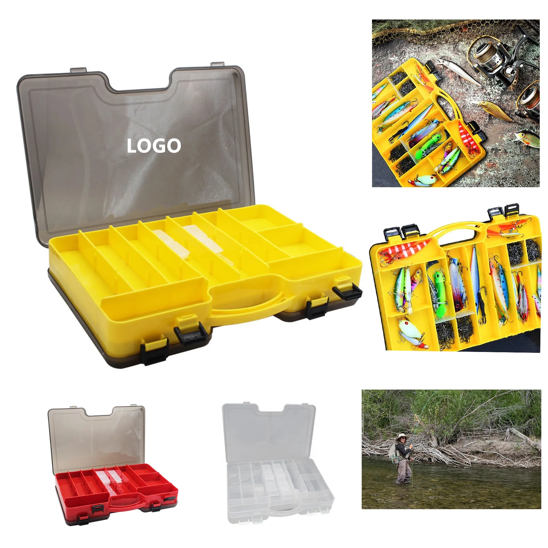 Fishing Two-Sided Tackle Box Organizer 1