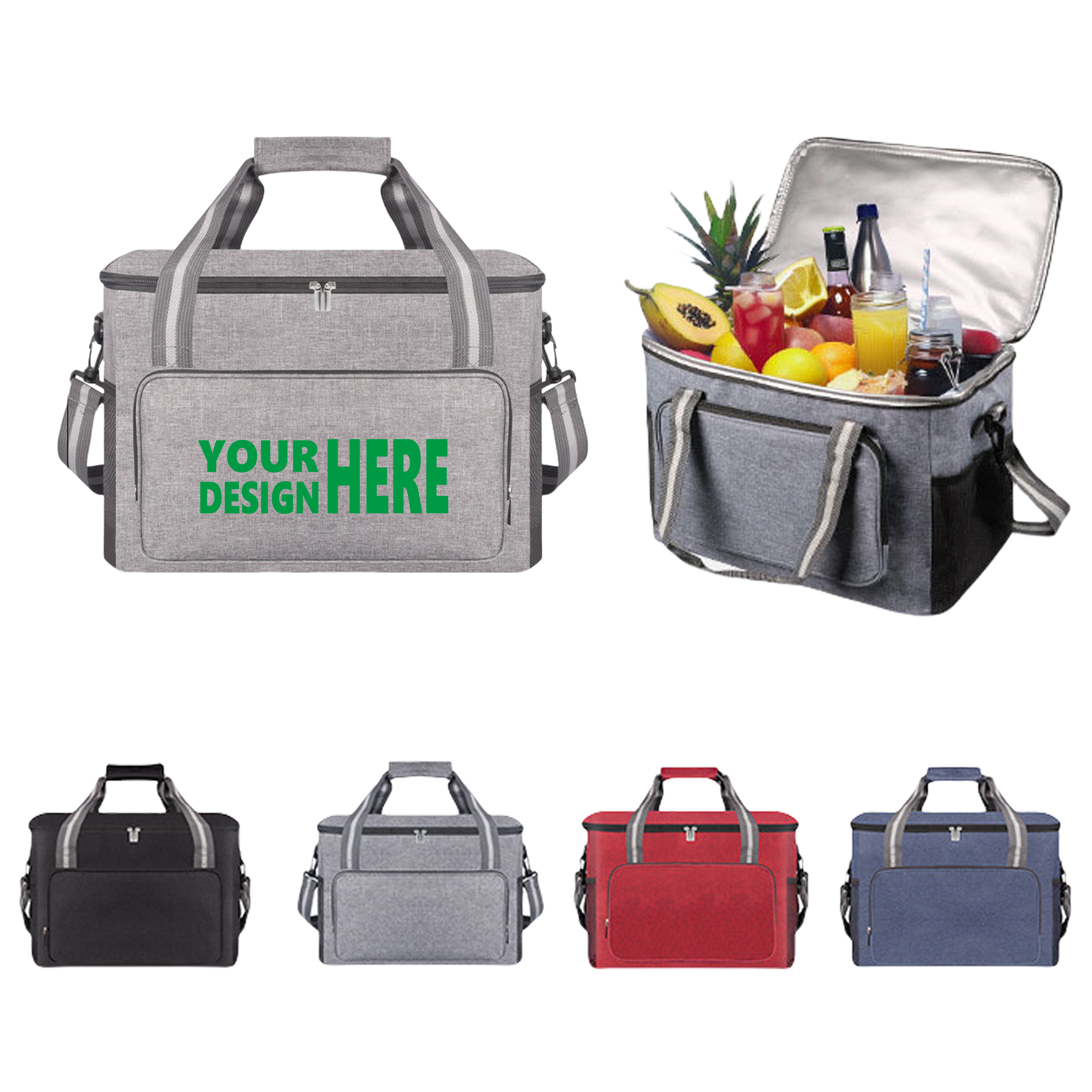 24L Waterproof Oxford Cloth Picnic Cooler Bag 2