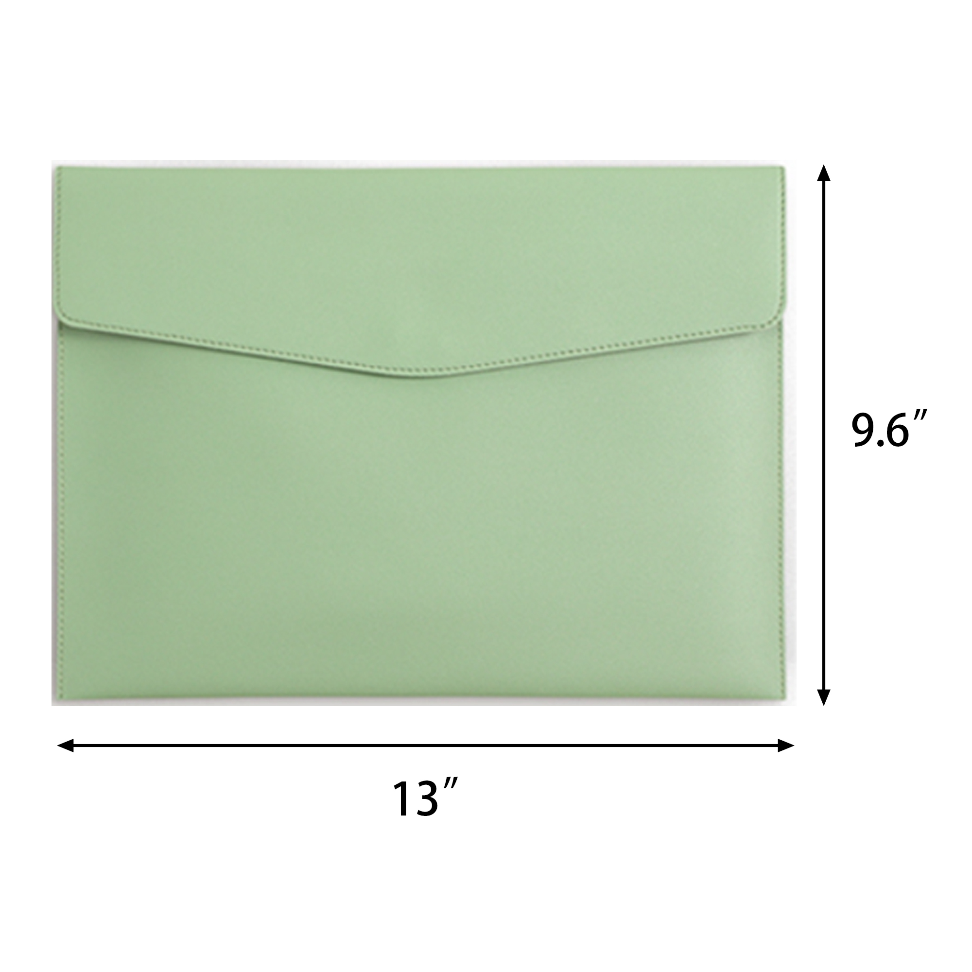 Portable PU Leather A4 File Pouch MOQ 50 3