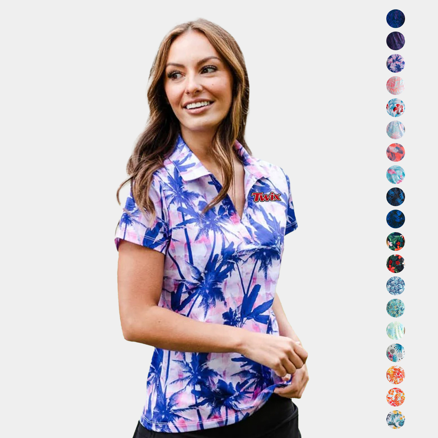 YATTA Golf® - Blossom women's Moisture Wicking non iron Golf Polo Shirts 4