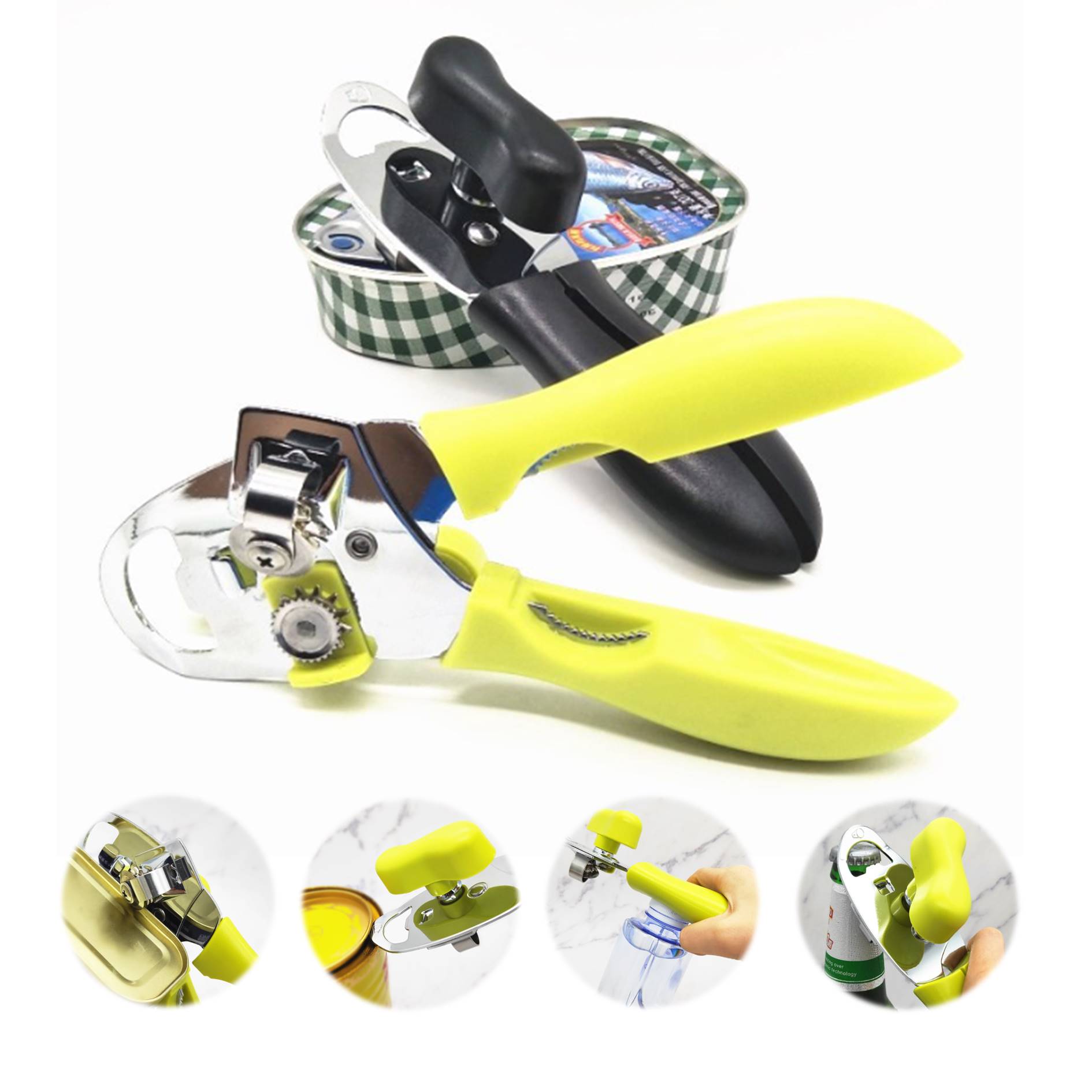 Stainless Steel 4 In 1 Can Opener 5