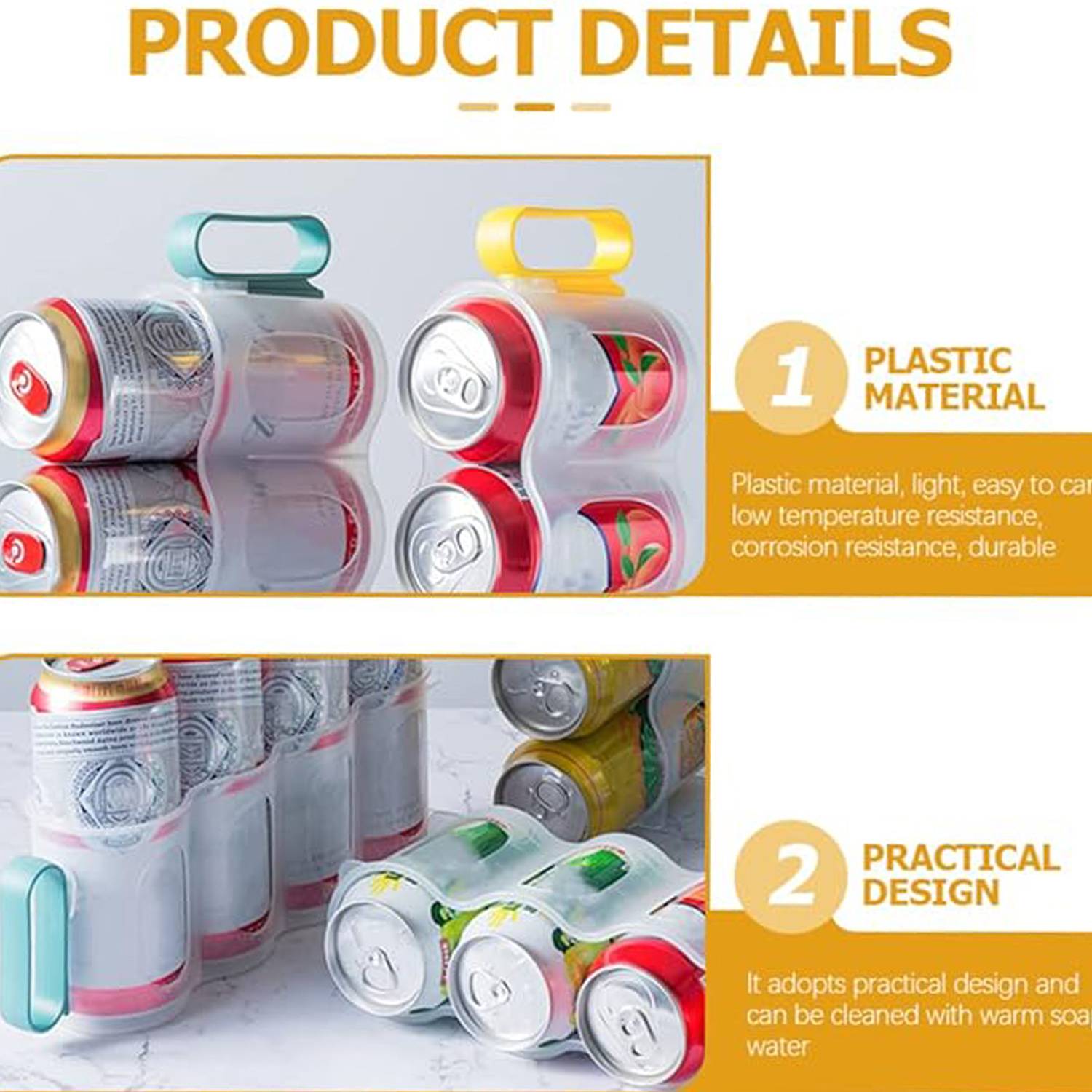 4-Slot Beverage Storage and Organizer 1