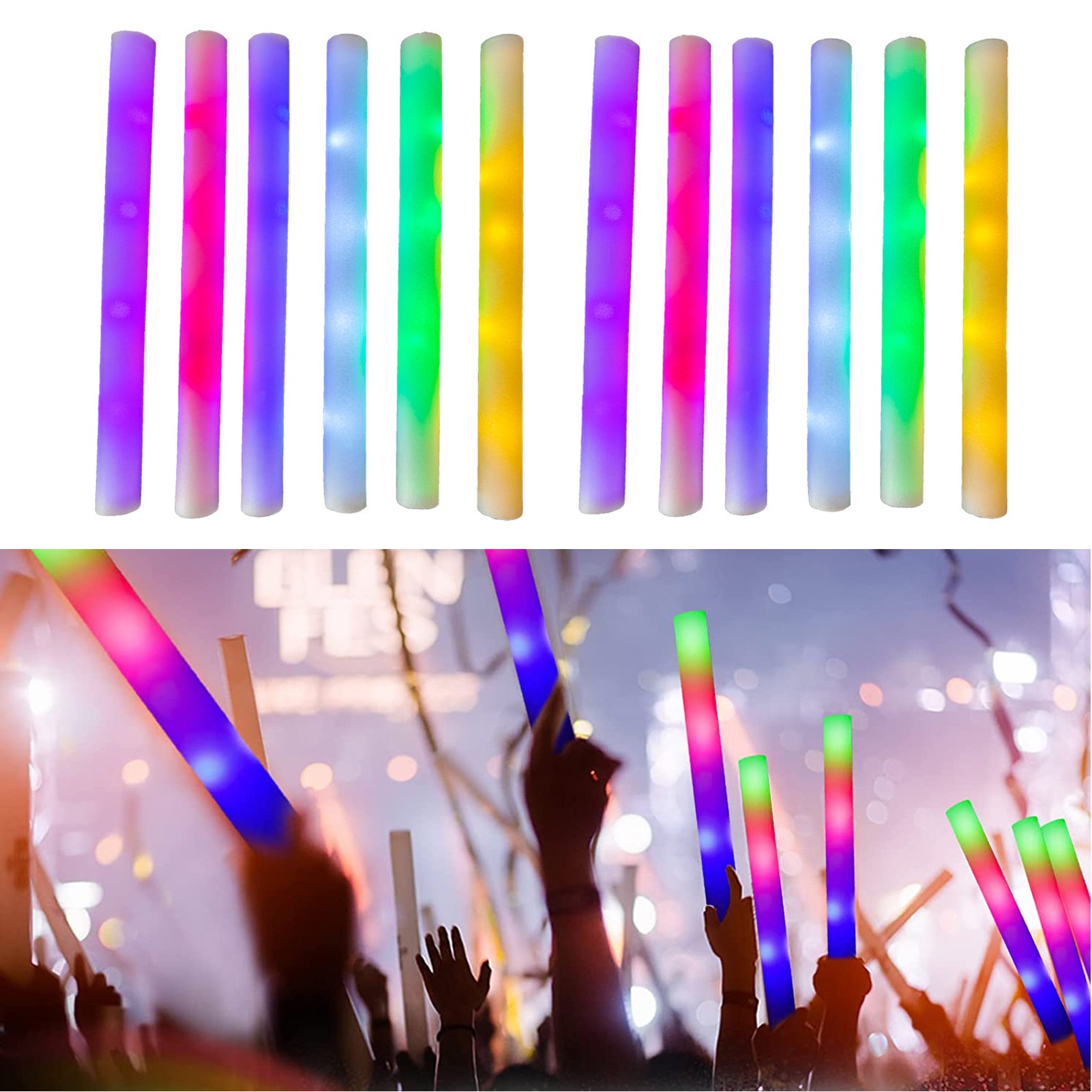 Color Changing Led Glow Sticks 2