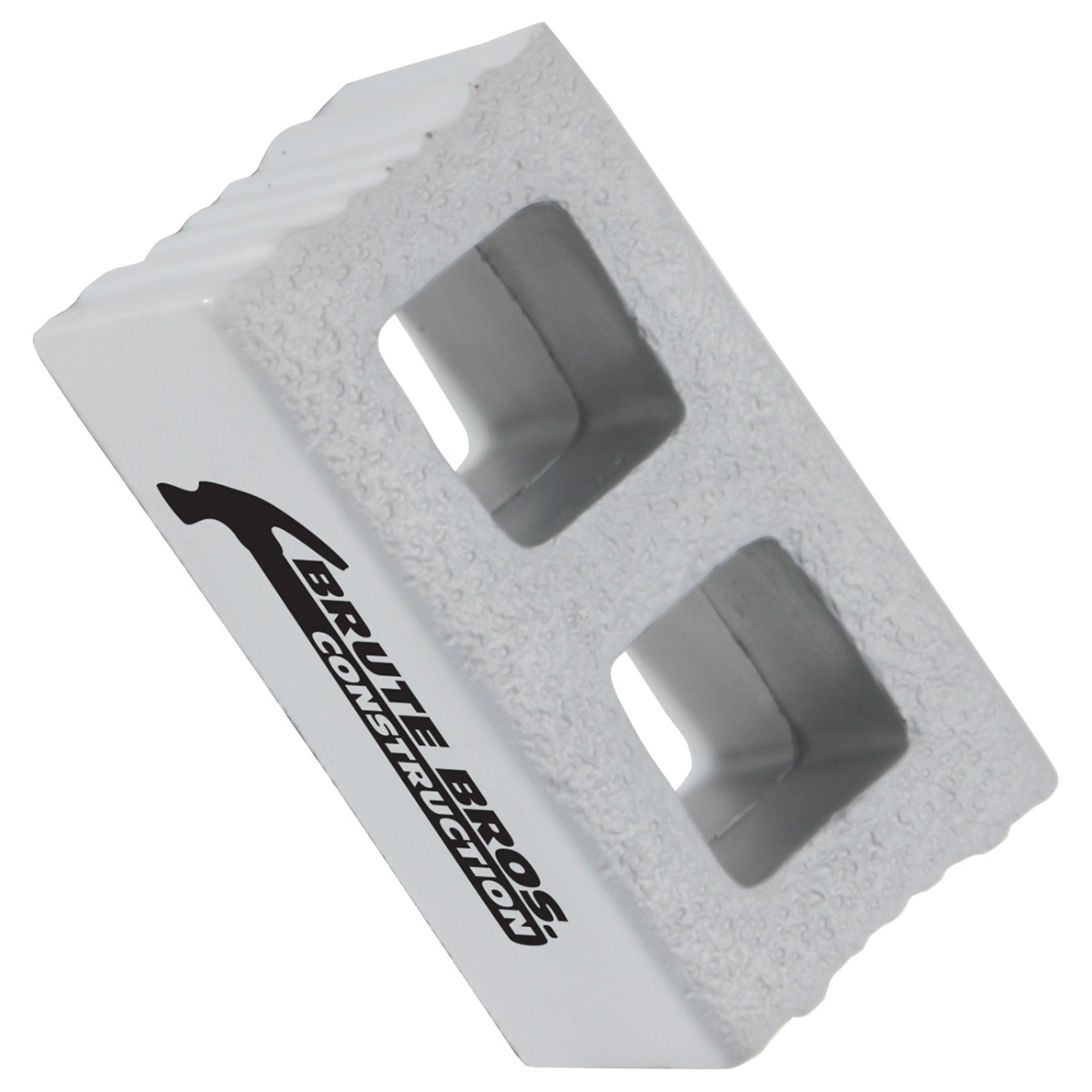 Cement Block Stress Reliever, custom stress ball with logo imprint 3