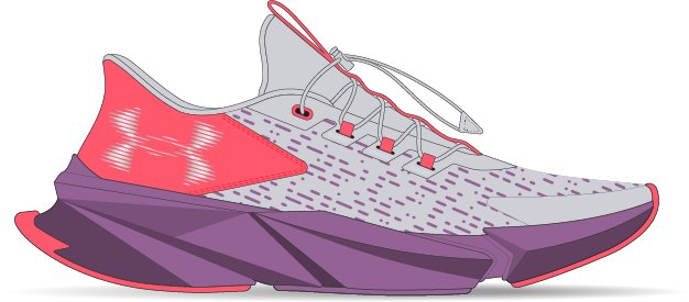 Girls' Grade School UA Scramjet 5 Running Shoes 2