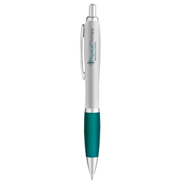 Curvaceous Matte Silver Ballpoint 55