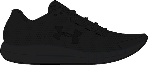 UA Pursuit Grade School Running Shoes 2