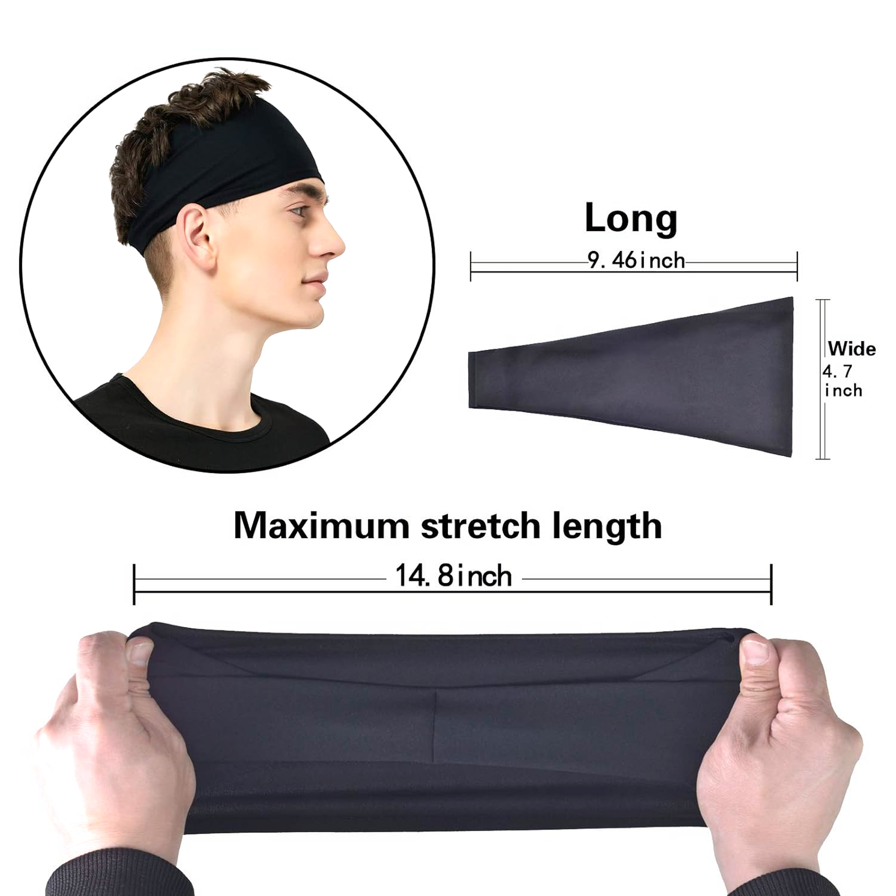 Men's sports headband 3