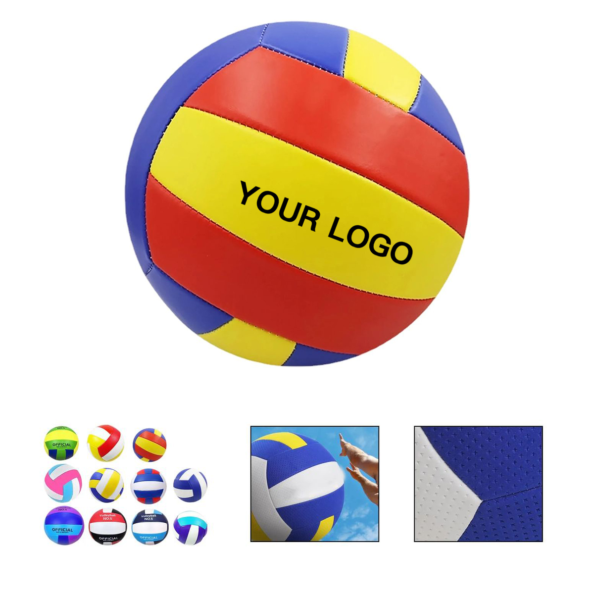 Durable PVC Volleyball with Soft Touch Surface 6