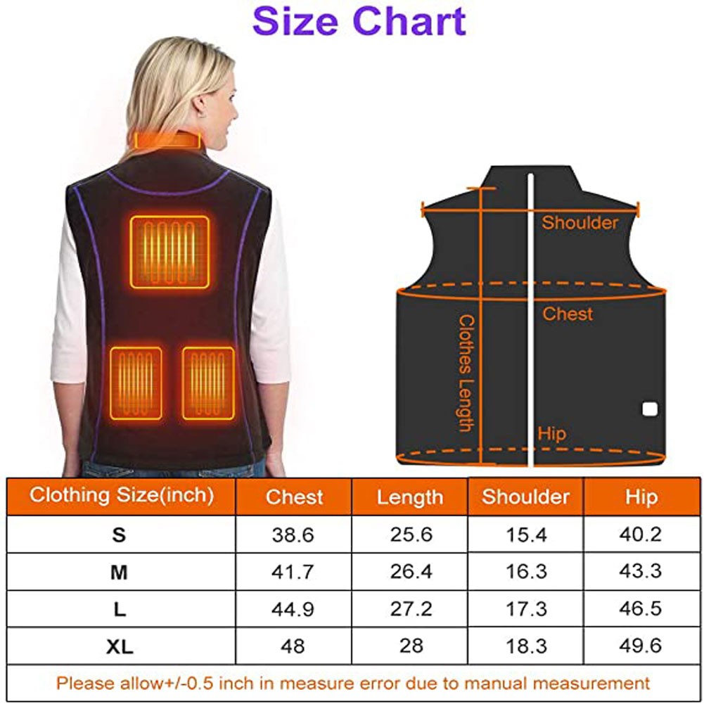 Heated Vest For Men/Women With Battery Pack 4