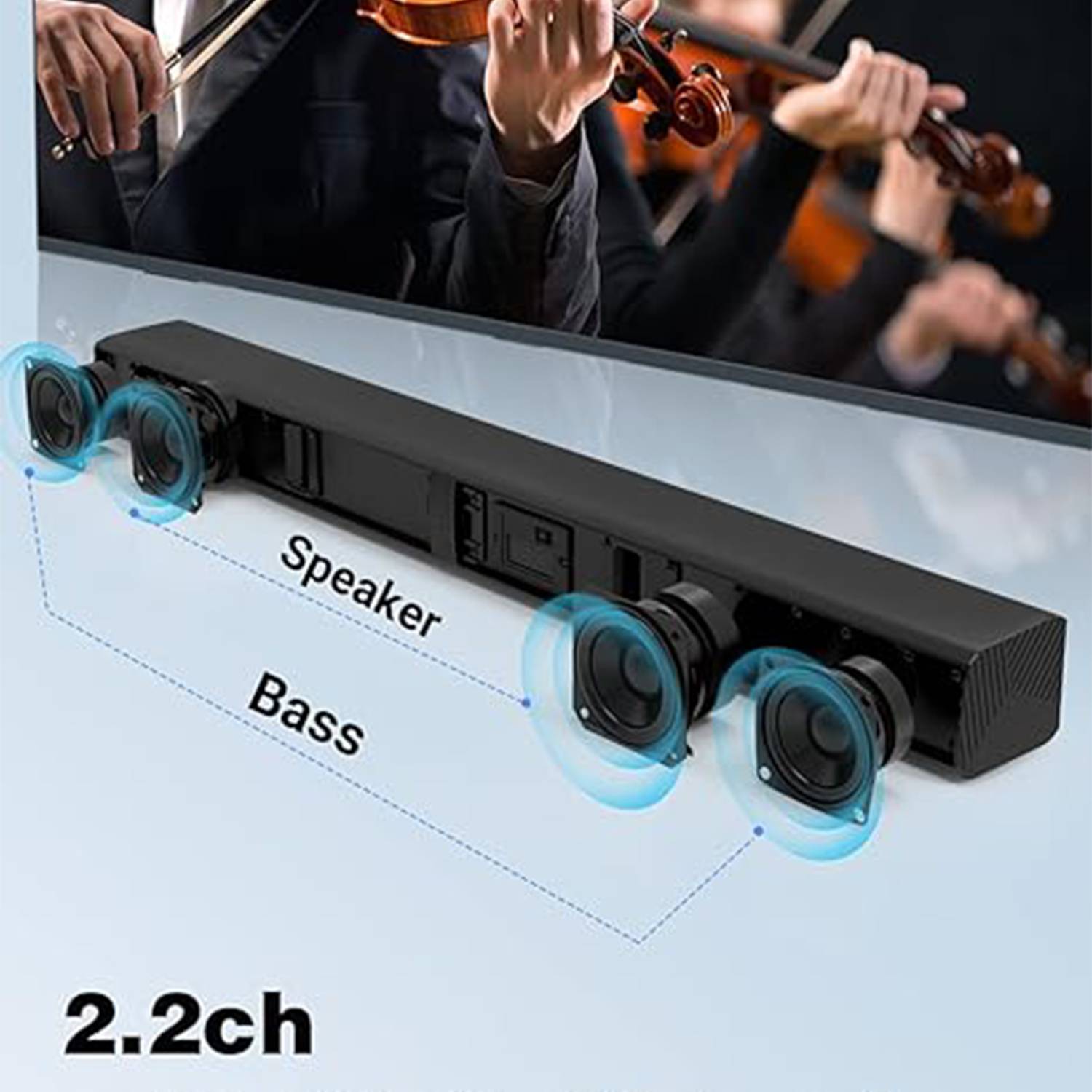 Multifunctional Soundbar for Home Theater 4