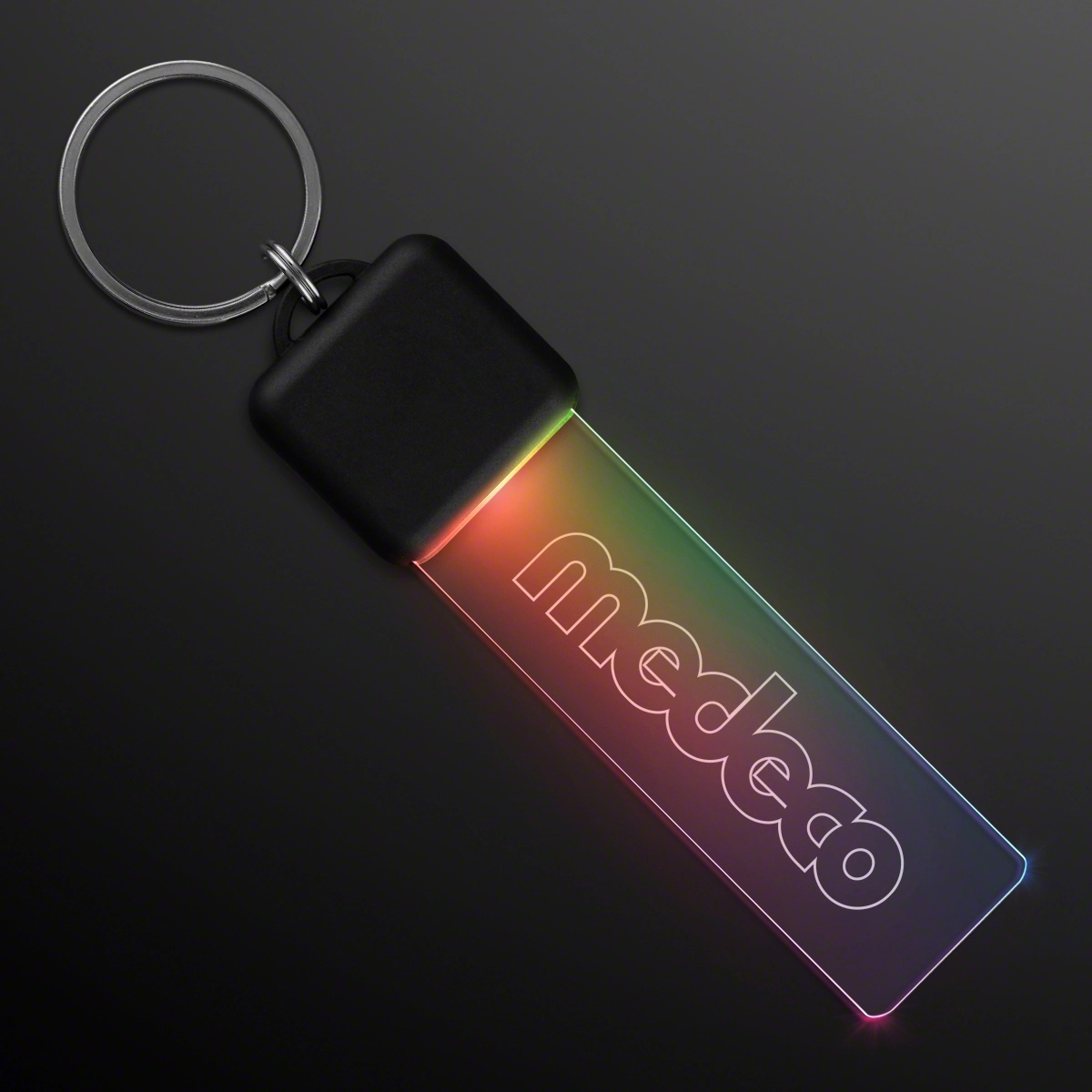 Laser Engraved - Light Up Keychain 2