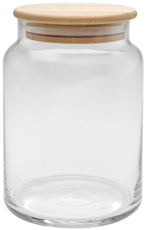 26 oz. Apothecary Jar with Bamboo Lid 6