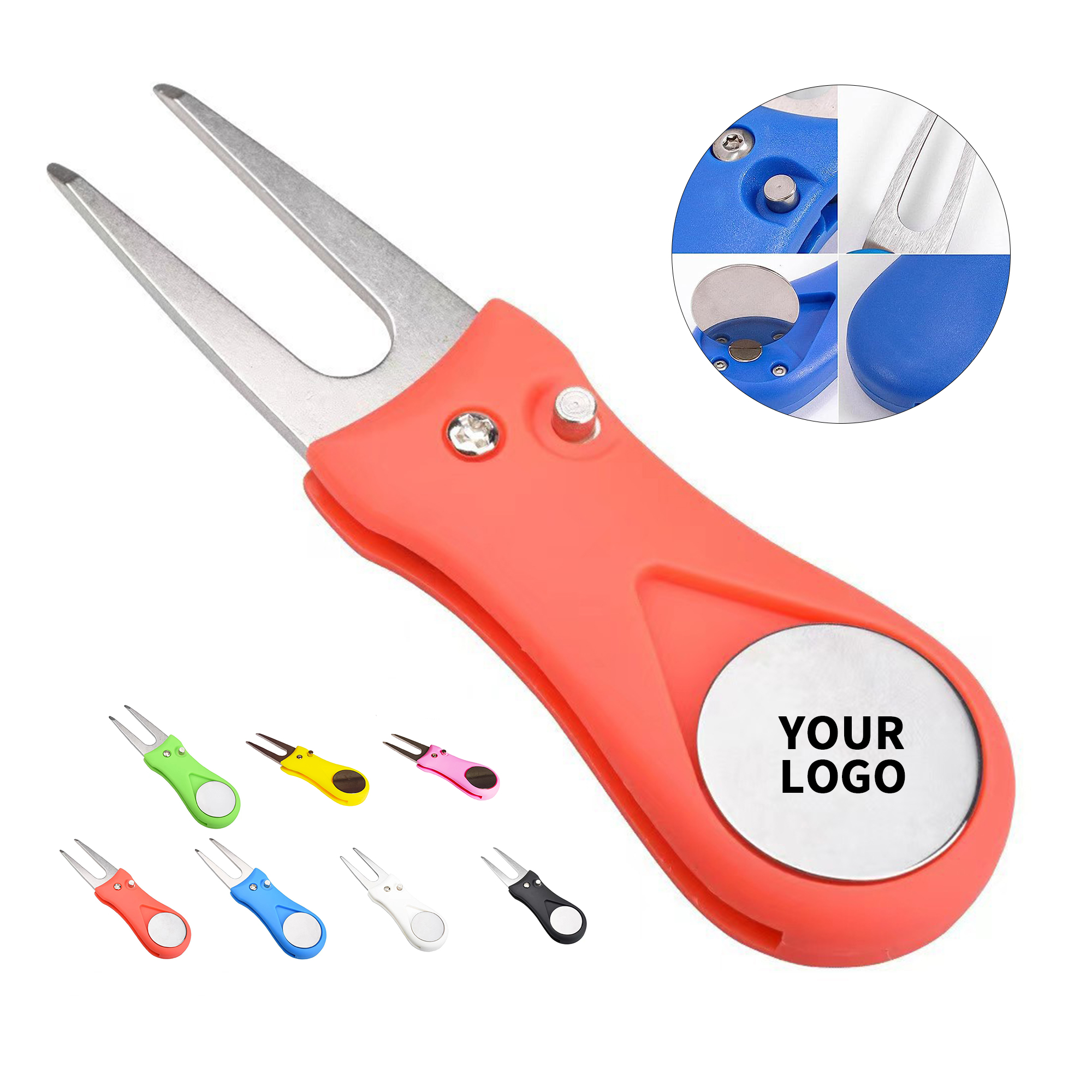 Stainless Steel Golf Divot Tool Foldable Design 3