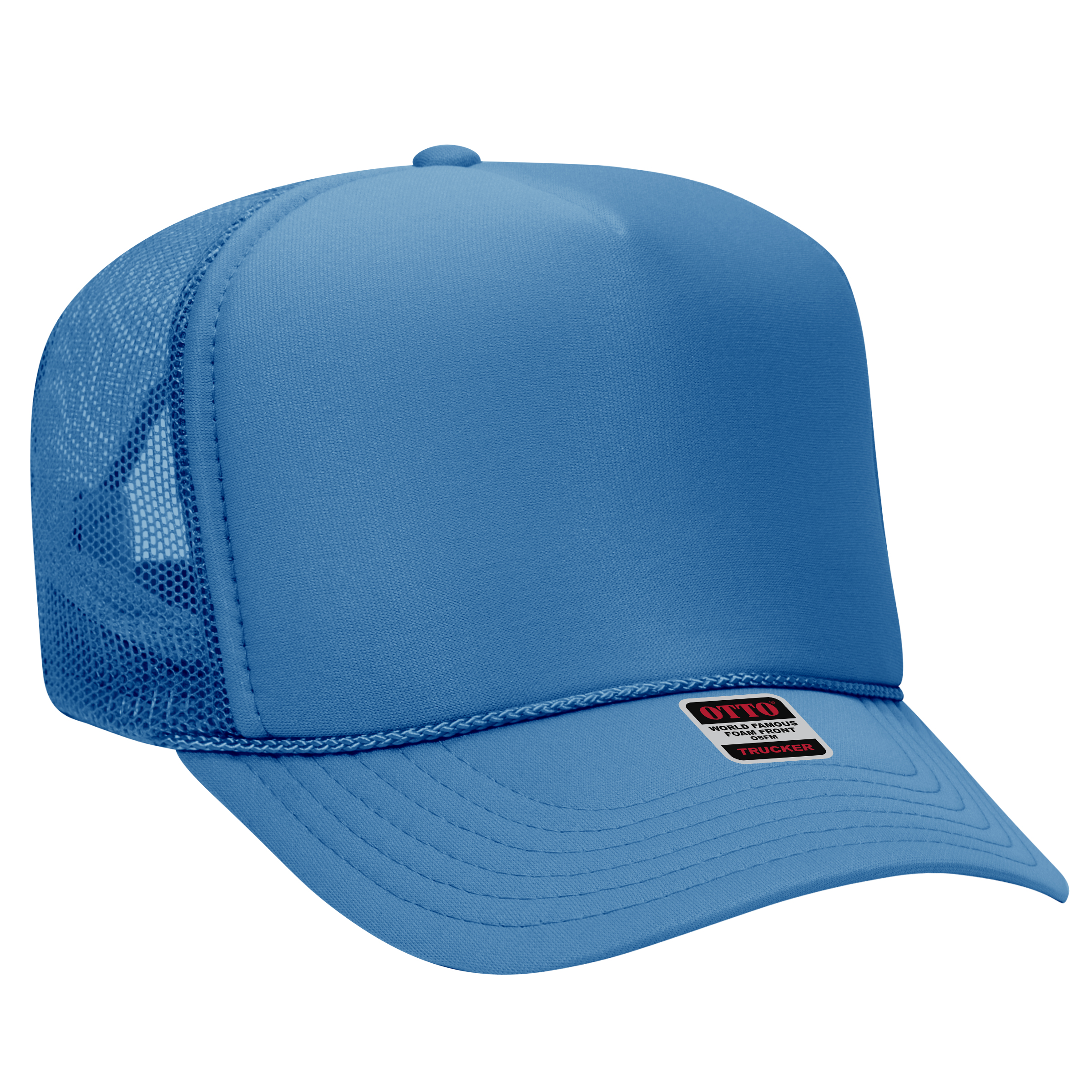 OTTO CAP® 5 Panel High Crown Mesh Back Trucker Hat 174