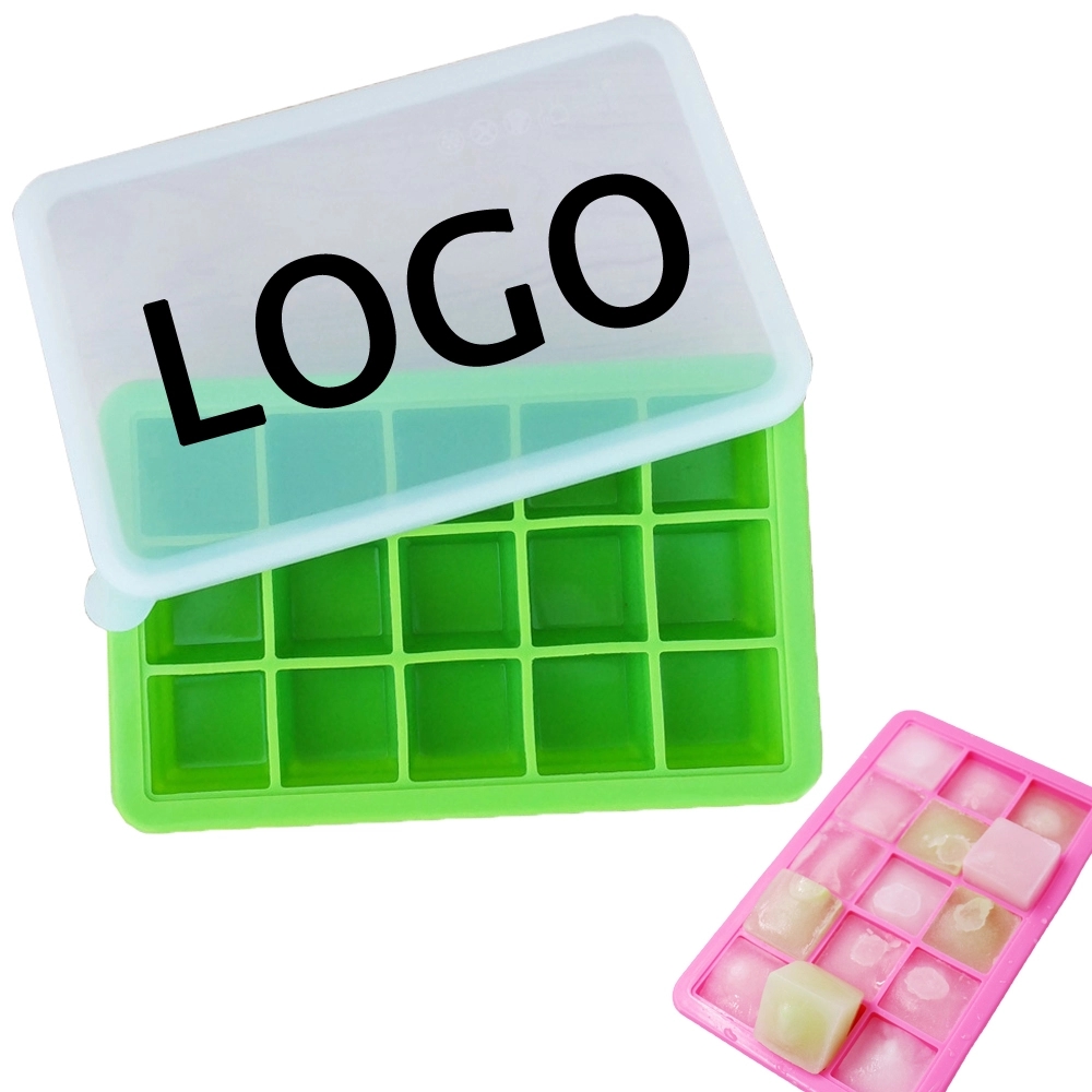 Custom Silicone Baby Food Storage & Ice Cube Freezer Tray 4
