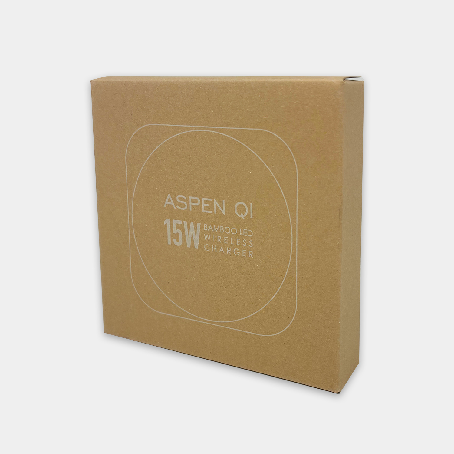 Aspen 15W Eco Bamboo Wireless Charger