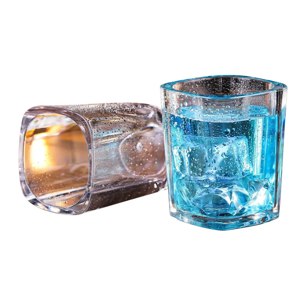 2oz. Acrylic Square Shot Glass 3