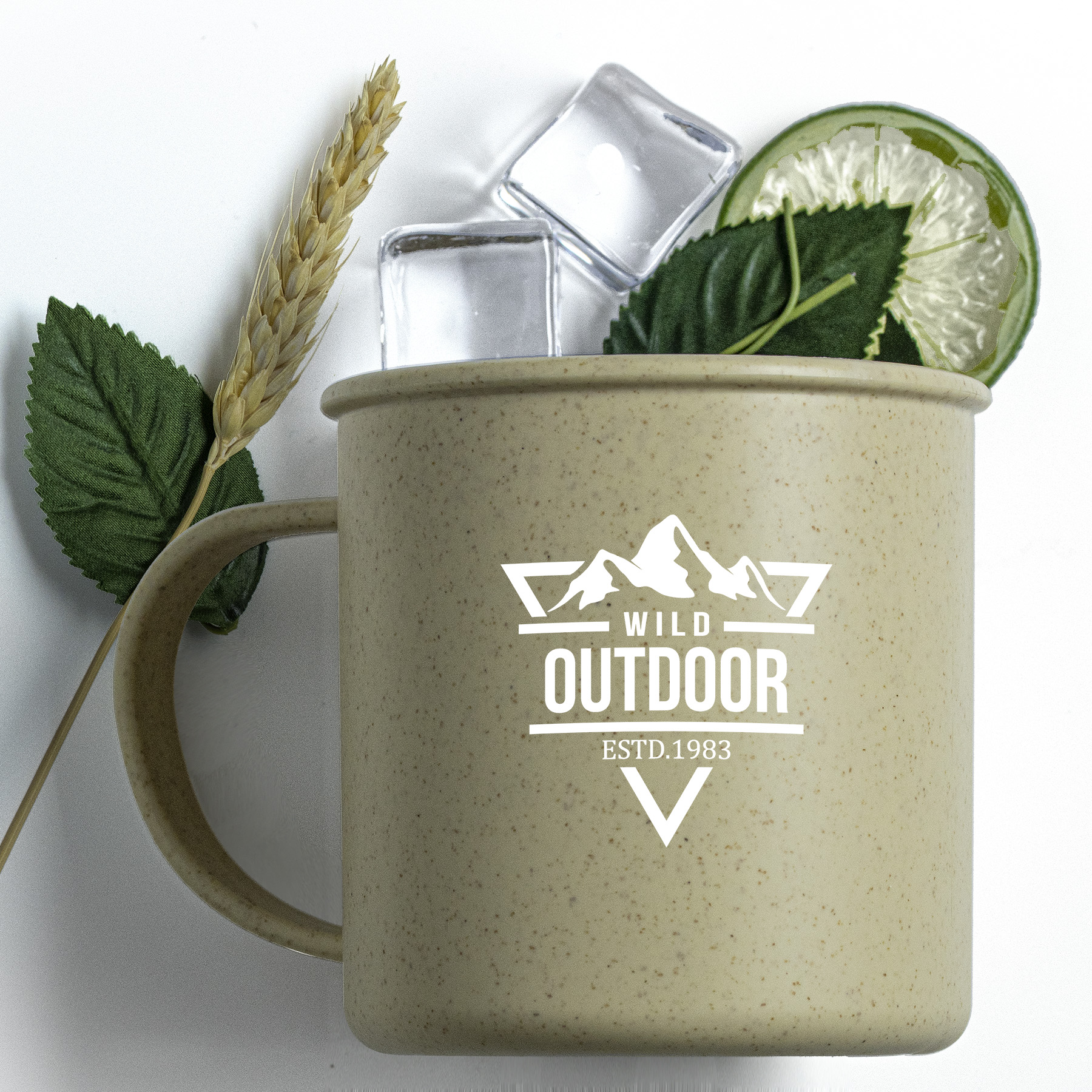 18 Oz Wheat Cup With Handle 5