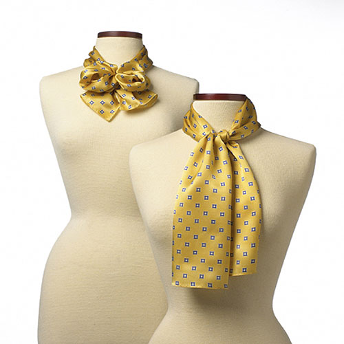 Yellow Vasari Polyester Scarf - 8"x45" 1