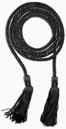 Black Graduation Honor Cord 2