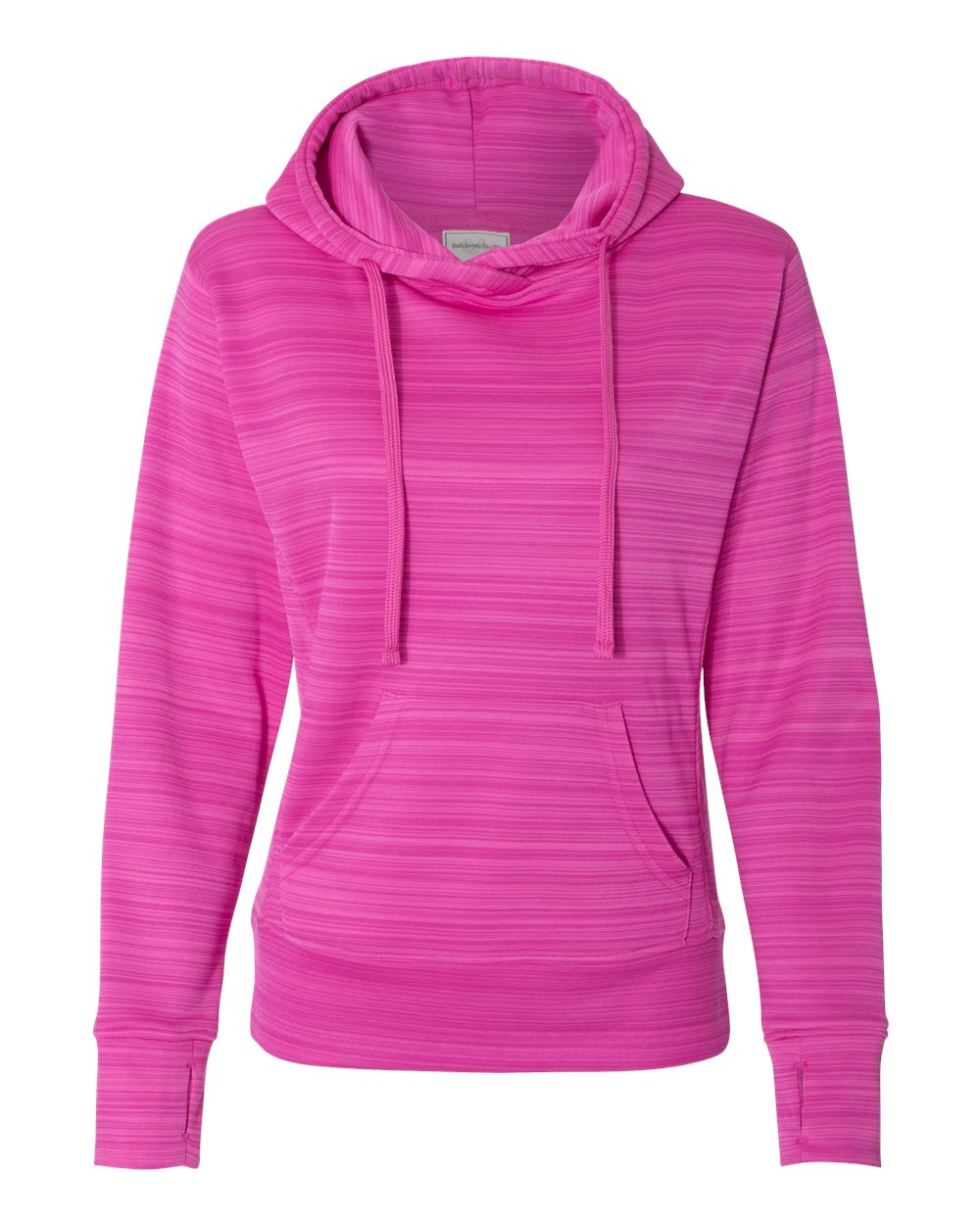 Women's Odyssey Striped Performance Fleece Lapover Hooded Sweatshirt - 8662 3