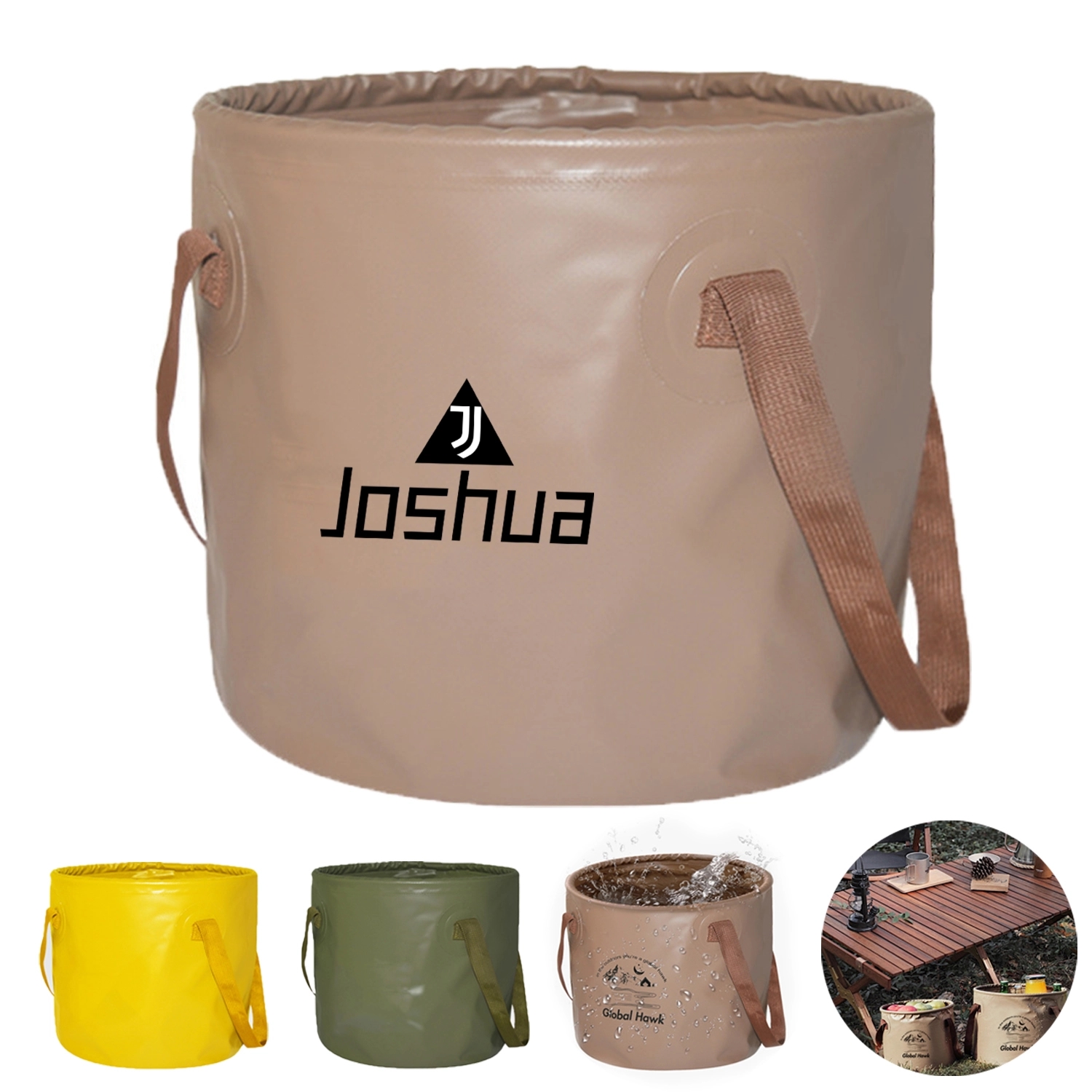 5 Gallen Collapsible Camping Water Bucket 2