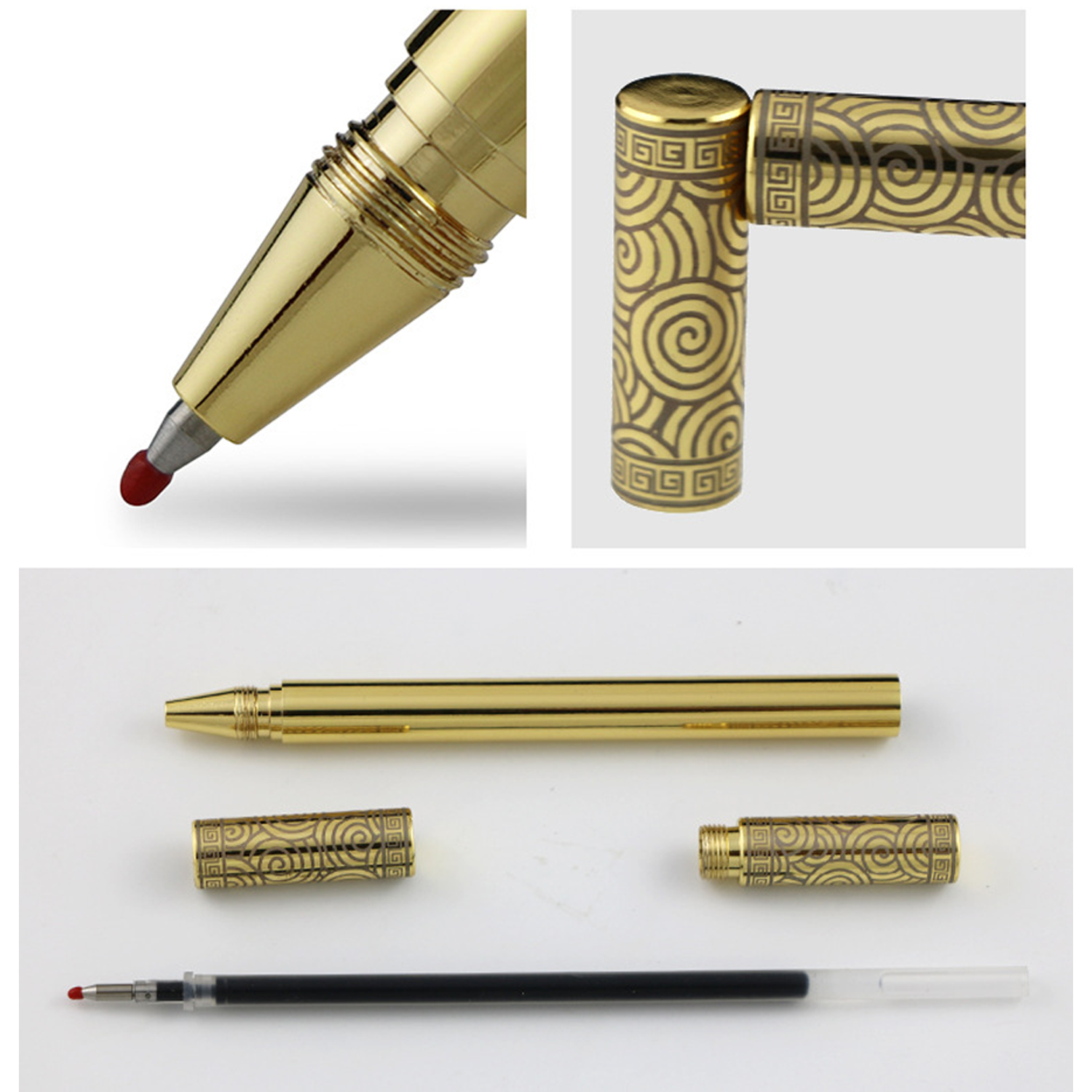 Metal Cloud Pattern Ballpoint Pen 8