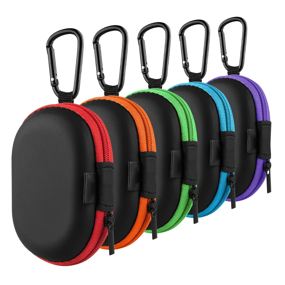 EVA Oval Earbud Cable Organizer Case 3