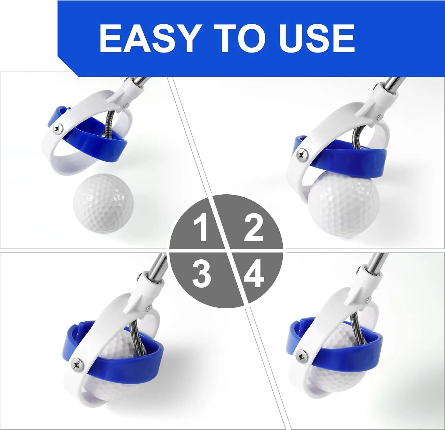 Golf Ball Retriever with Locking Clip 5