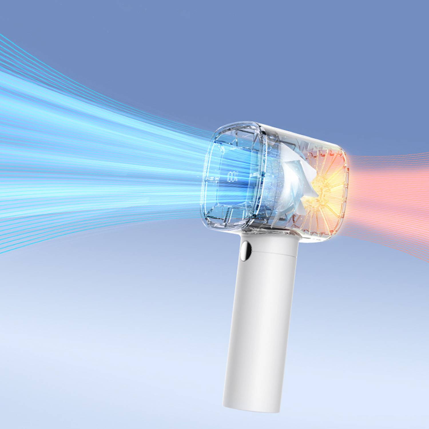 Portable Handheld Digital Display Fan 6