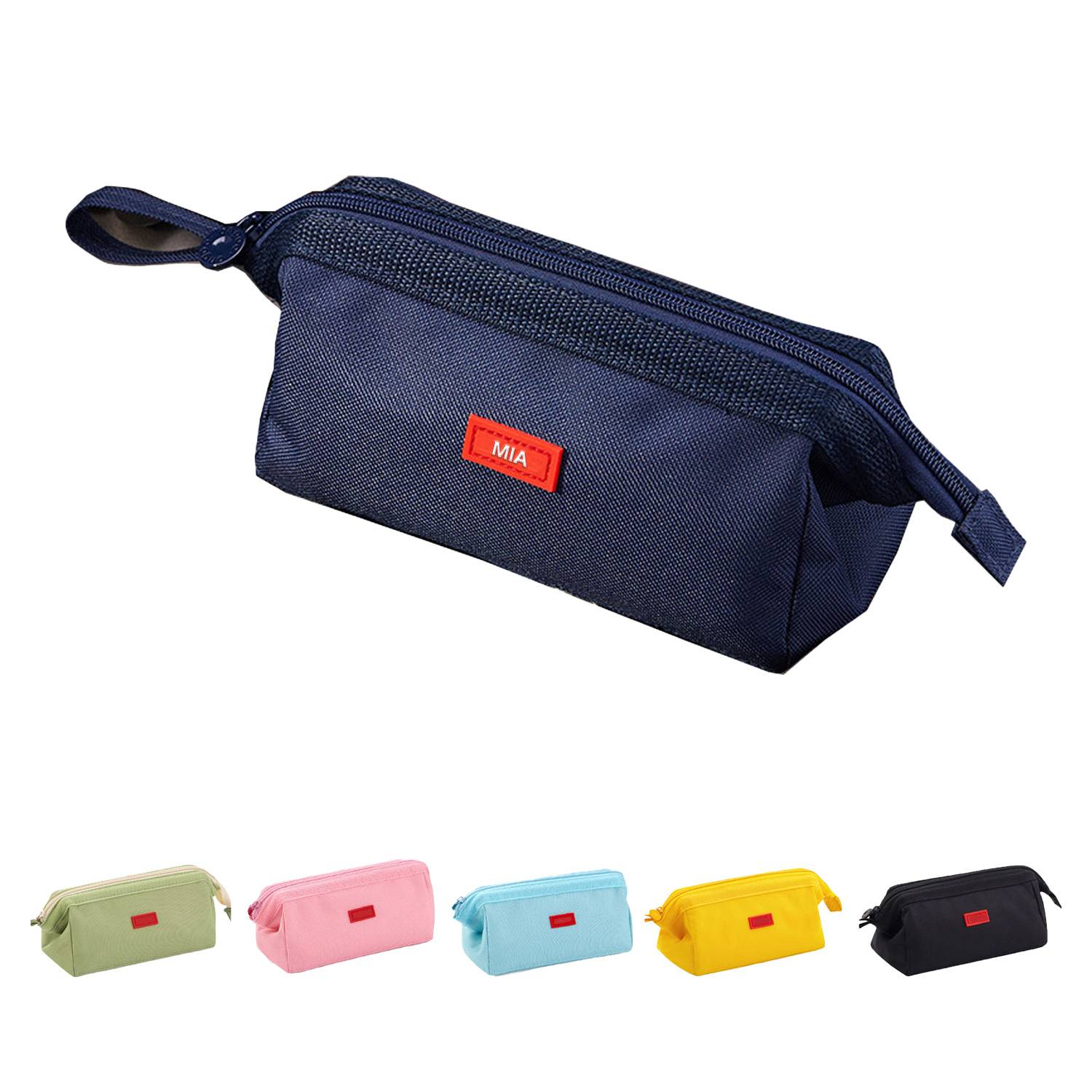 Portable Zipper Pencil Case Pouch Bag 9