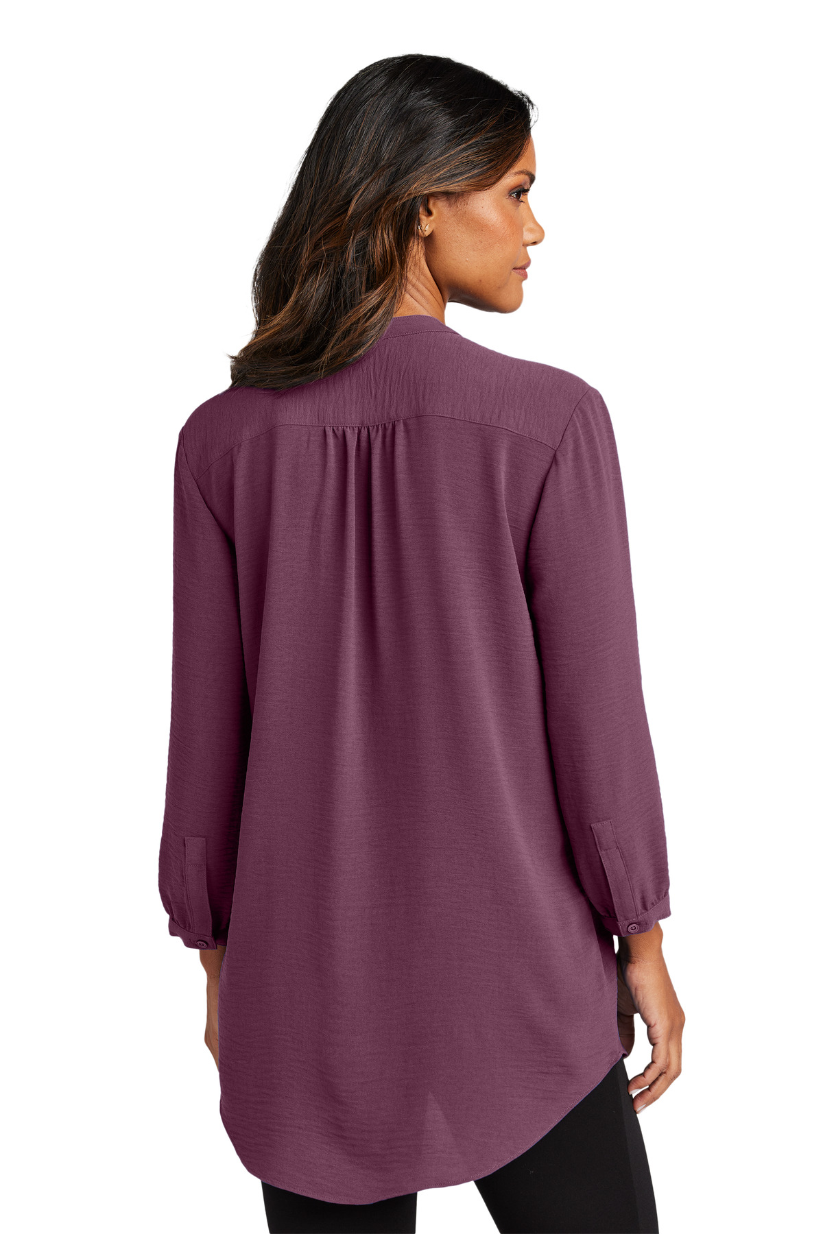 Port Authority Women's 3/4-Sleeve Textured Crepe Tunic LW713 25