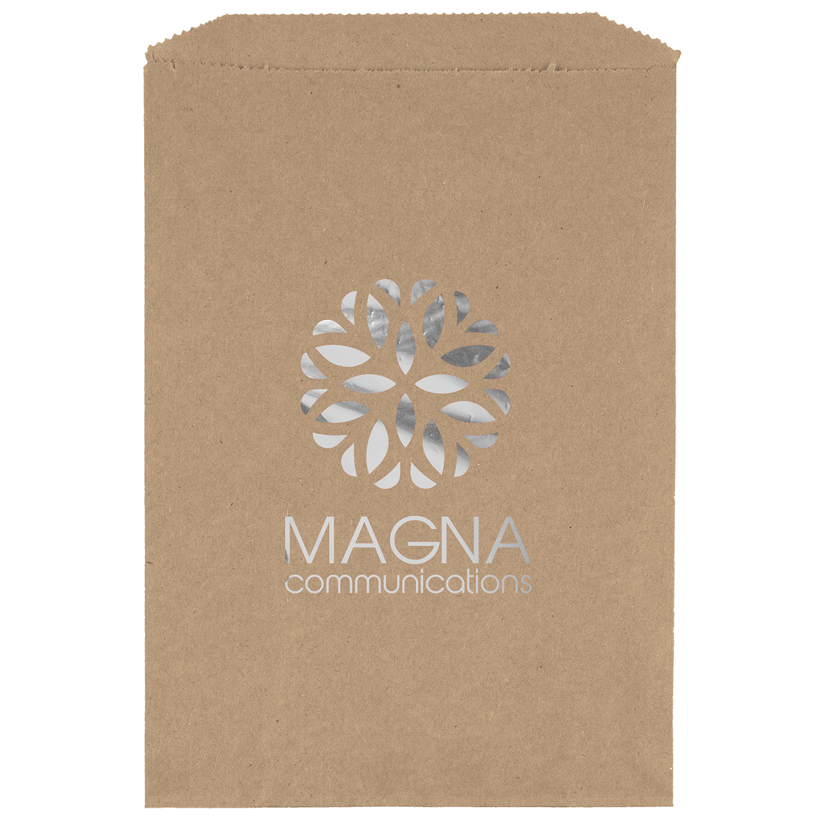 7 1/2W x 10 1/2H Merchandise Bag - Flexo Ink Print 1