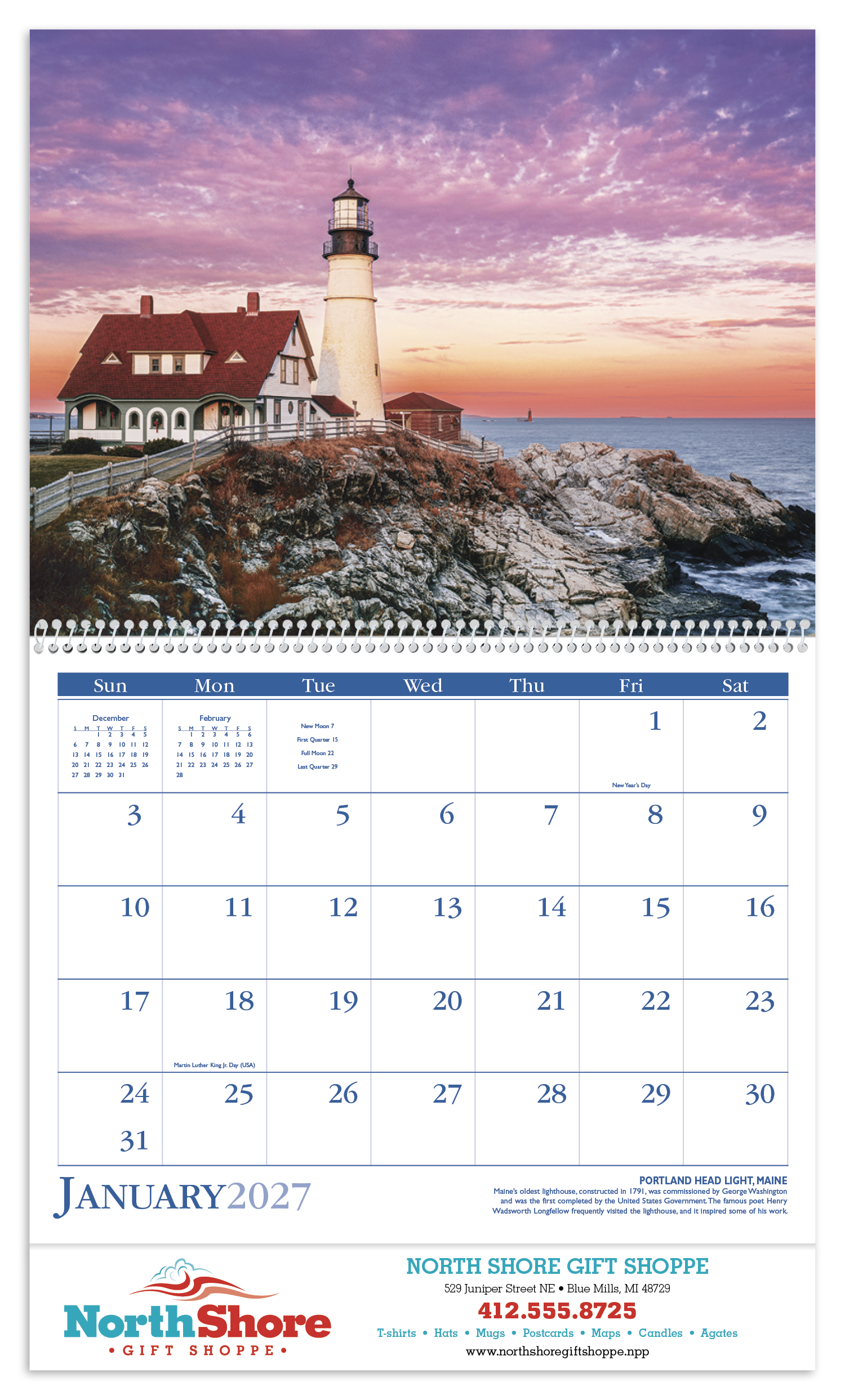 Triumph® Calendars Lighthouses Calendar 35